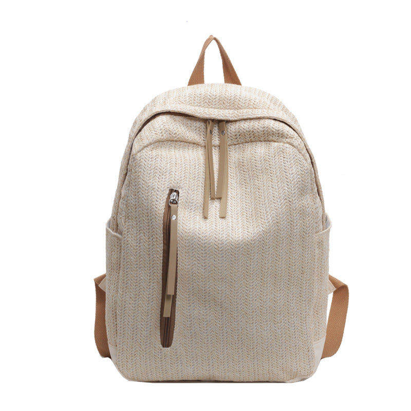 Minimalist Nylon Waterproof Schoolbag All-match Simple Leisure