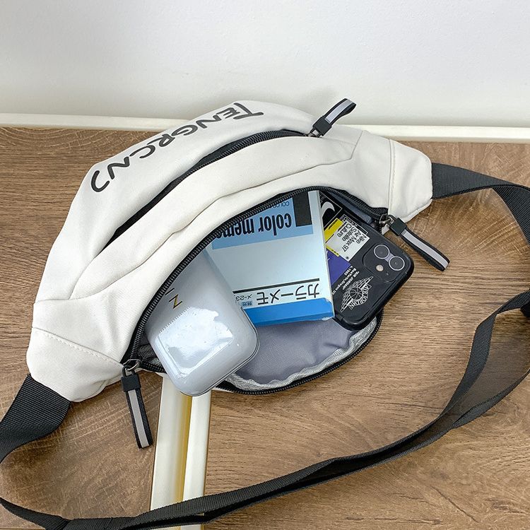 Chest Bag Men's Japanese Leisure Crossbody Sports Cargo Shoulder Bag